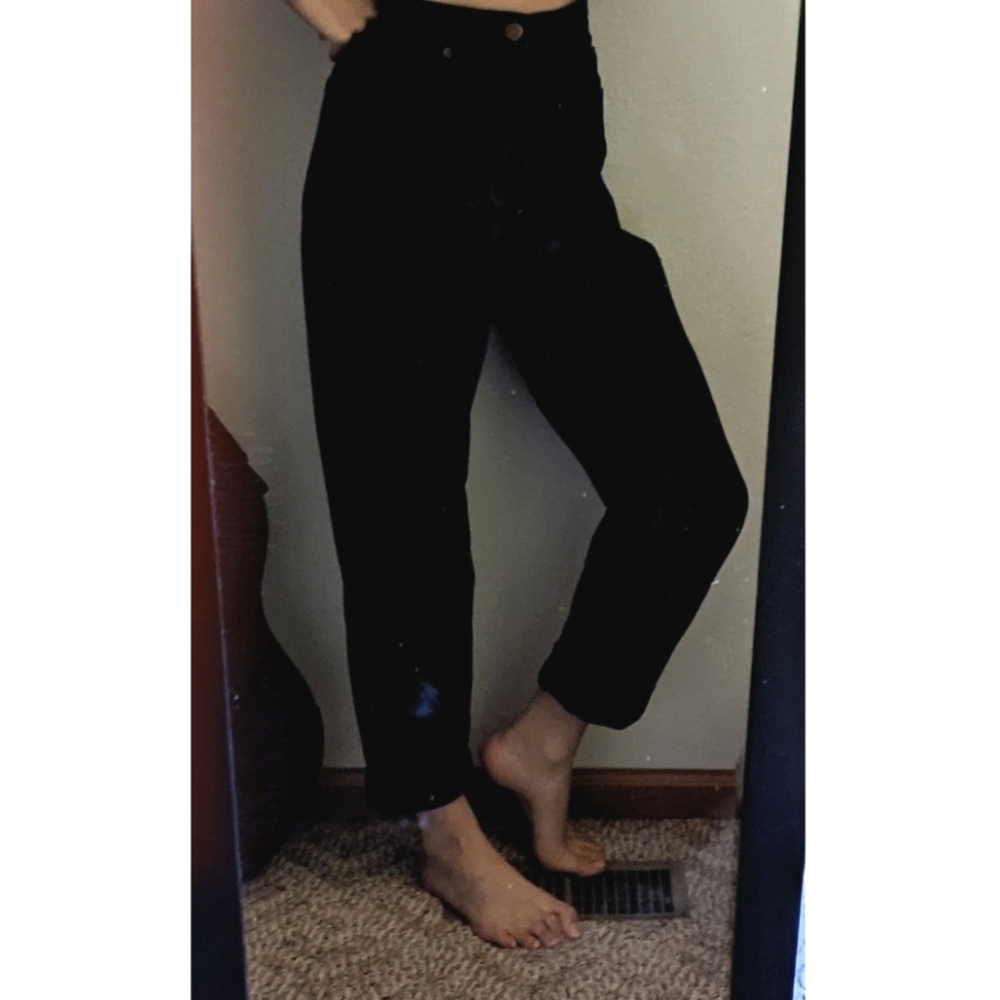 Vintage · Black Mom Jeans